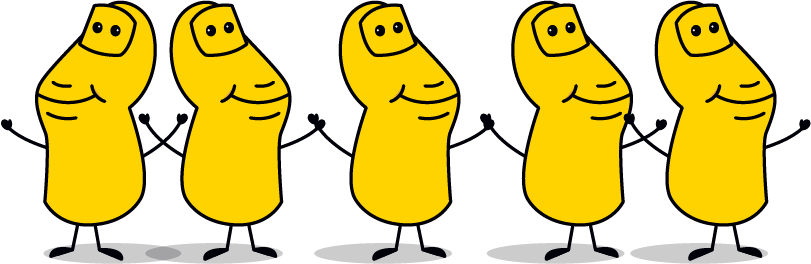 Illustration of 5 thumbs up